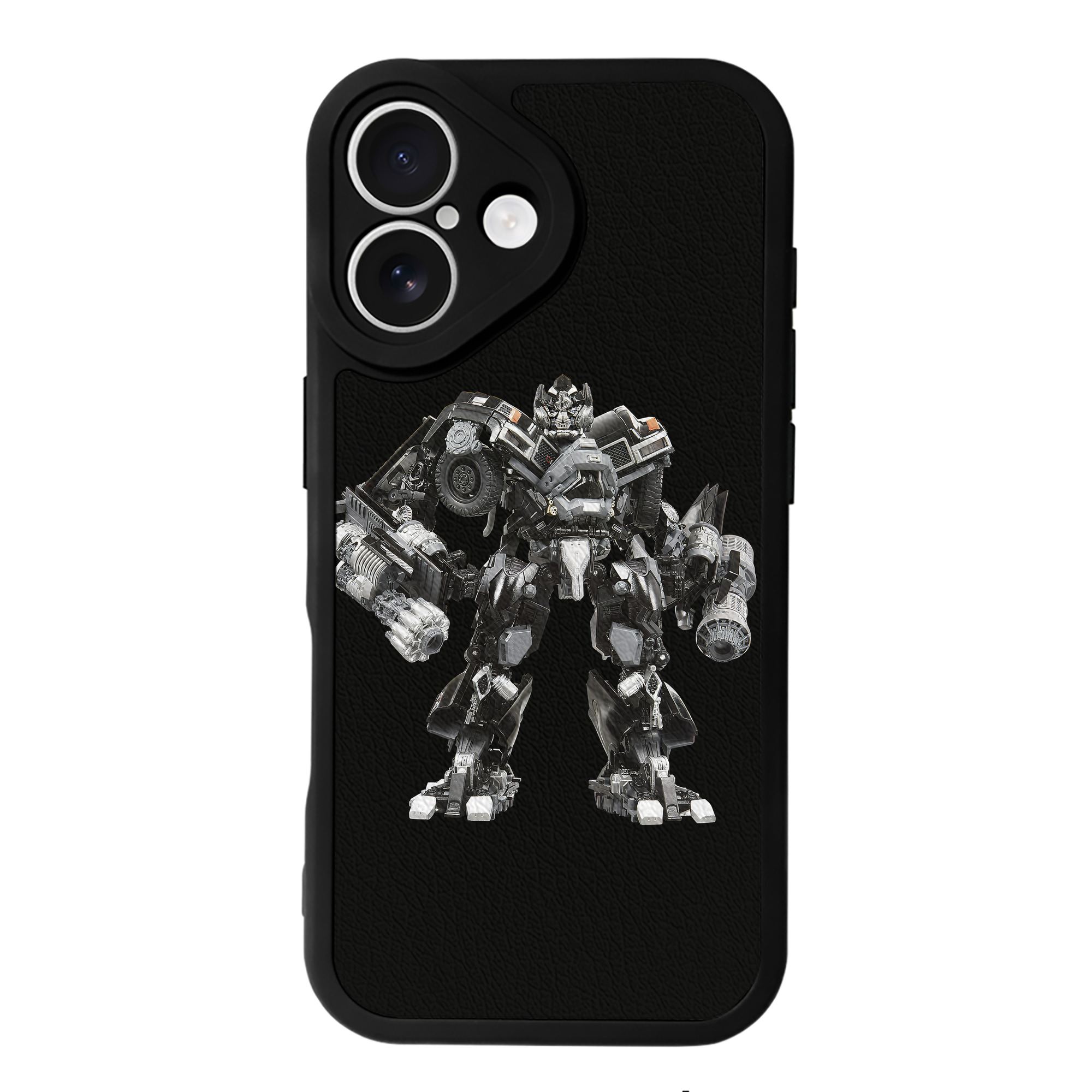 （画像用） Transformers トランスフォーマー 【iPhone 16シリーズ対応】シリコンスマホケース（レザー調） 材質：シリコン